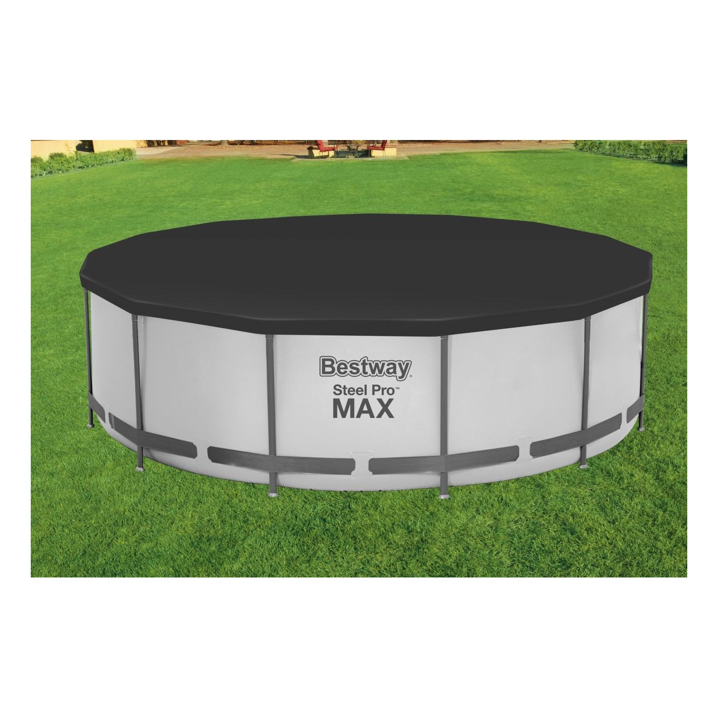 Kryt 370 cm pro rámový a panelový bazén 360-366cm/12FT BESTWAY