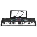 Keybord pro děti 5+ Stojan na poznámky Mikrofon + Barevná tlačítka - model č. 605
