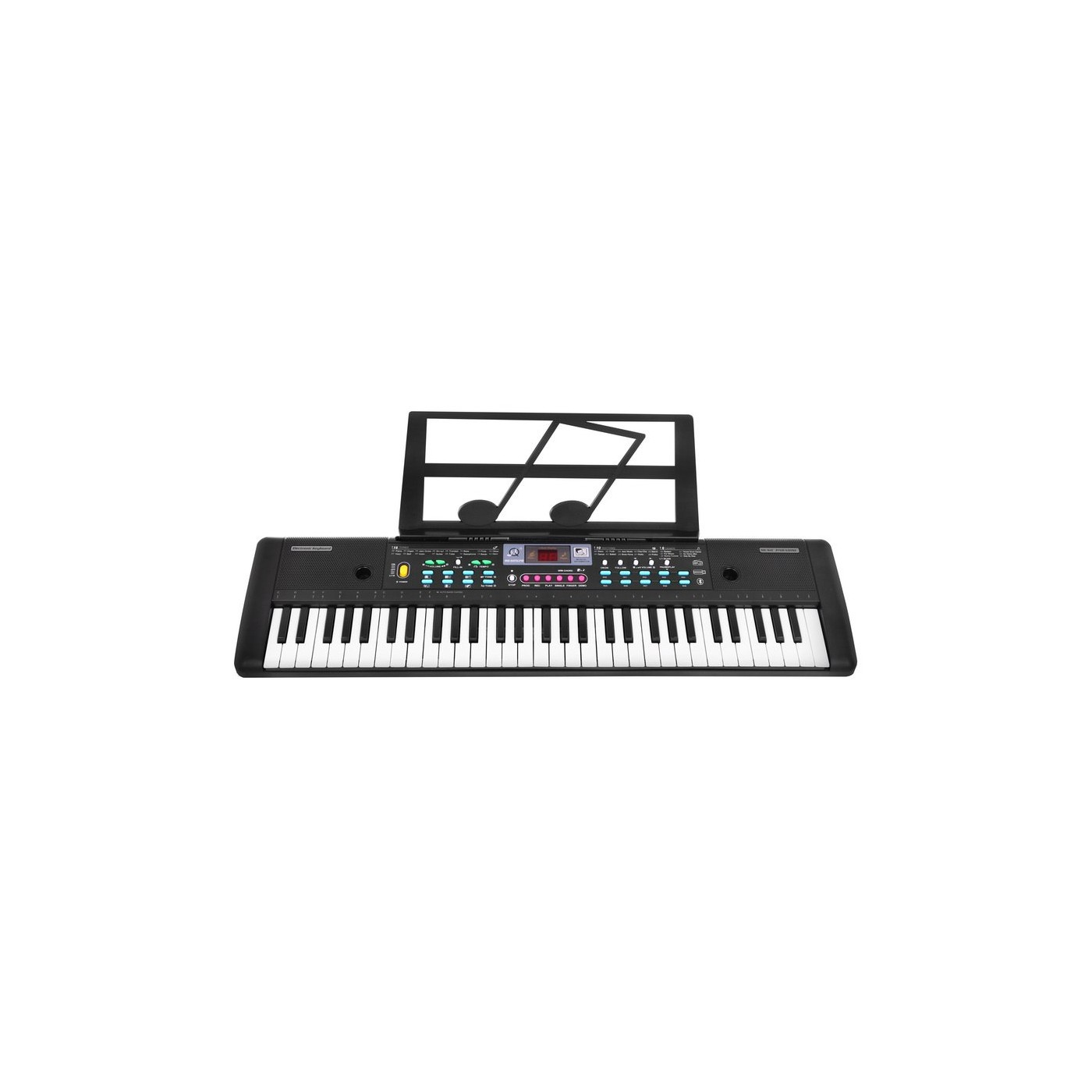 Keybord pro děti 5+ Stojan na poznámky Mikrofon + Barevná tlačítka - model č. 605