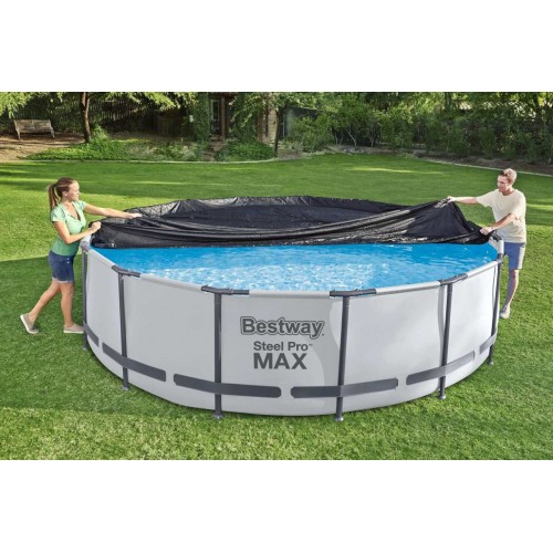 Kryt 370 cm pro rámový a panelový bazén 360-366cm/12FT BESTWAY