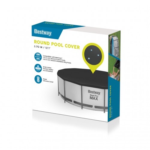 Kryt 370 cm pro rámový a panelový bazén 360-366cm/12FT BESTWAY