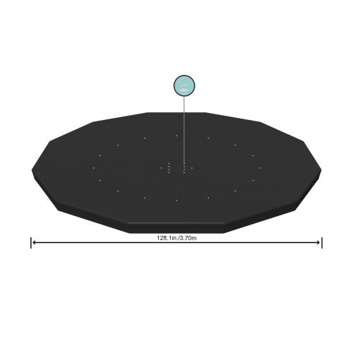 Kryt 370 cm pro rámový a panelový bazén 360-366cm/12FT BESTWAY