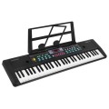 Keybord pro děti 5+ Stojan na poznámky Mikrofon + Barevná tlačítka - model č. 605