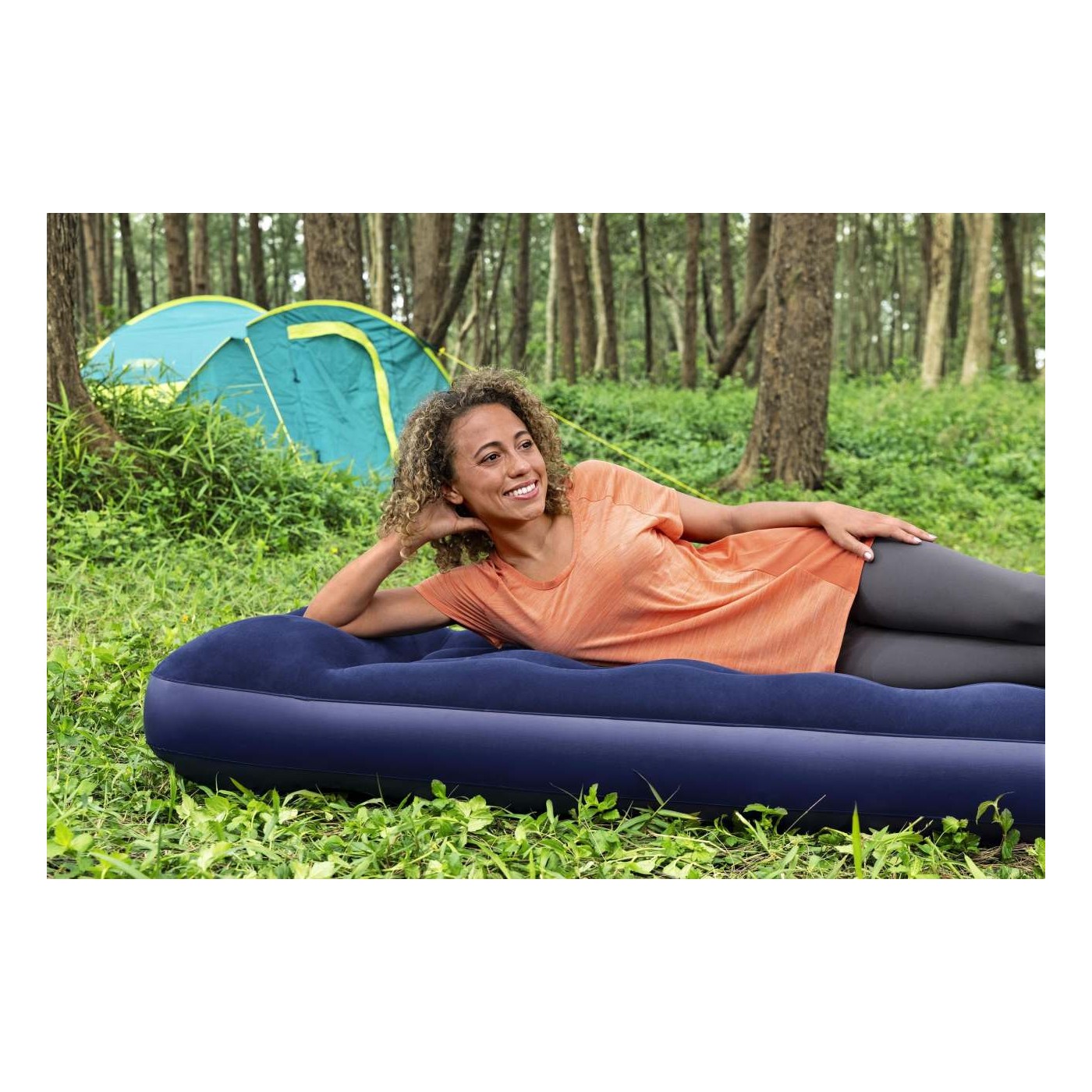 Velurová matrace s pumpičkou 185/76/28 cm BESTWAY