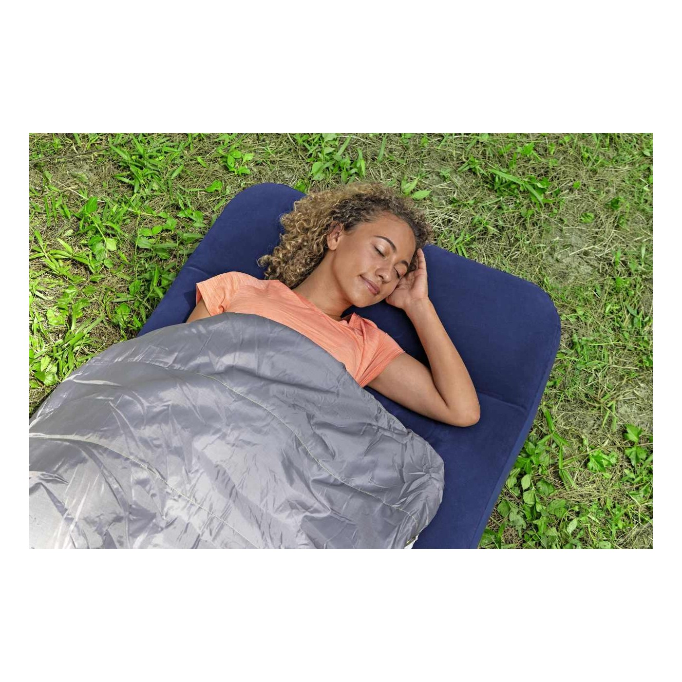 Velurová matrace s pumpičkou 185/76/28 cm BESTWAY