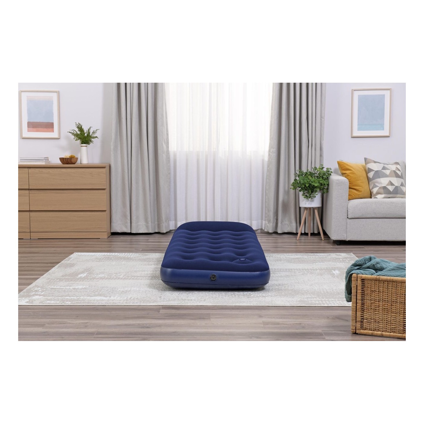 Velurová matrace s pumpičkou 185/76/28 cm BESTWAY