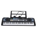 Keybord s podsvícenými klávesami pro děti 5+ mikrofonní hudební stojan - model č. 6119