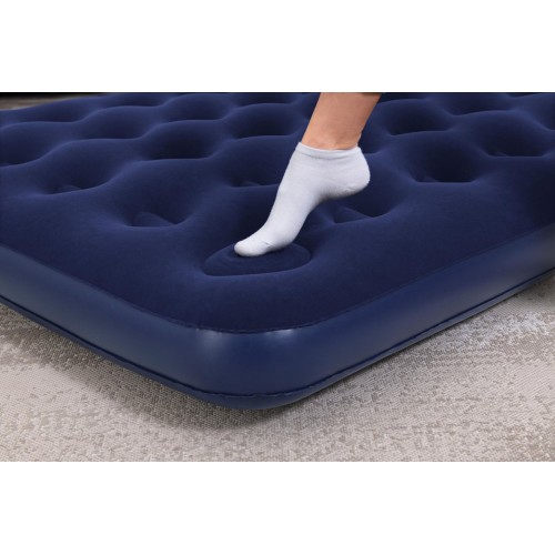 Velurová matrace s pumpičkou 191/137/28 cm BESTWAY