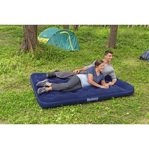 Velurová matrace s pumpičkou 191/137/28 cm BESTWAY