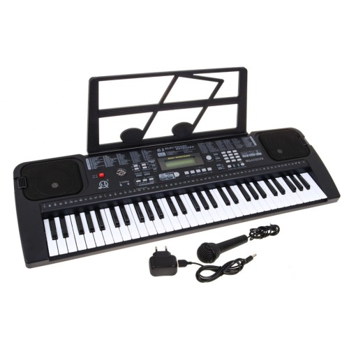 Keybord s mikrofonem pro děti 5+ USB MP3 rádio metr - model č. 6152