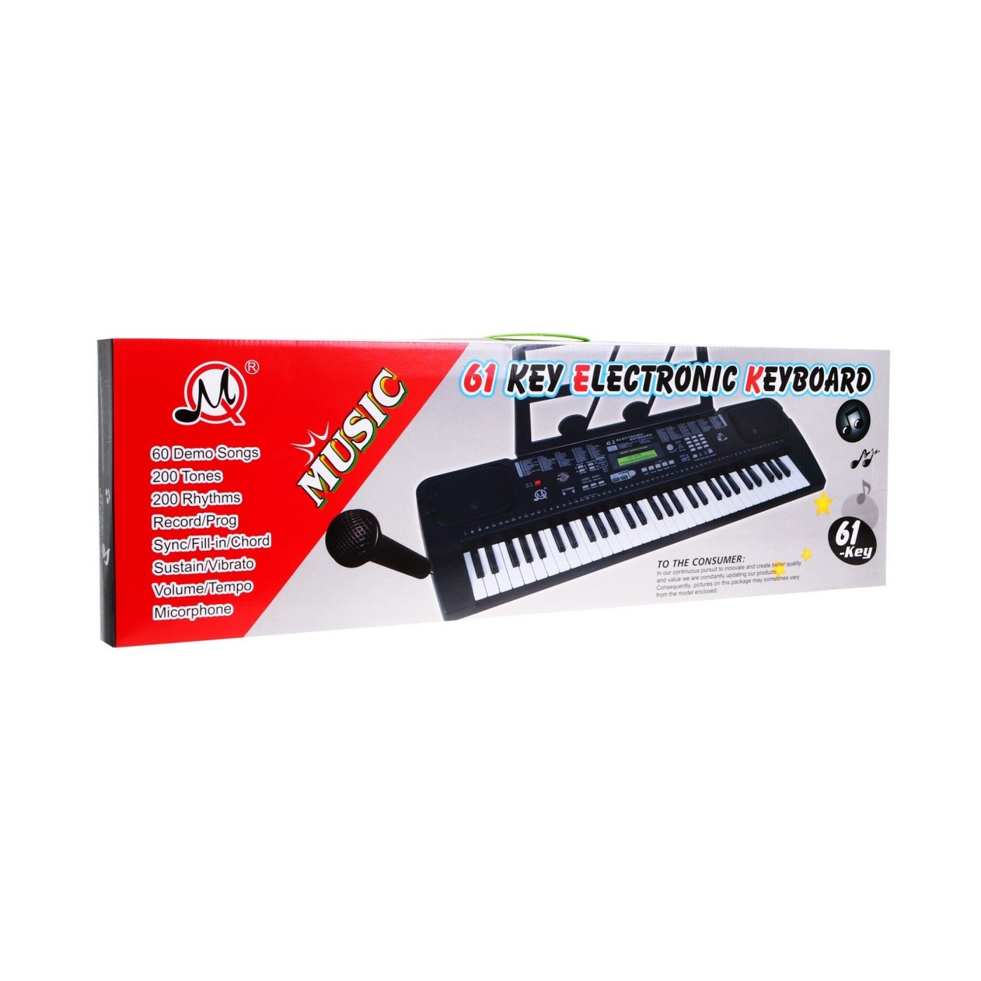 Keybord s mikrofonem pro děti 5+ USB MP3 rádio metr - model č. 6152