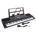 Keybord pro děti 5+ mikrofon poznámkový stojan USB MP3 otáčkoměr - model č. 6159