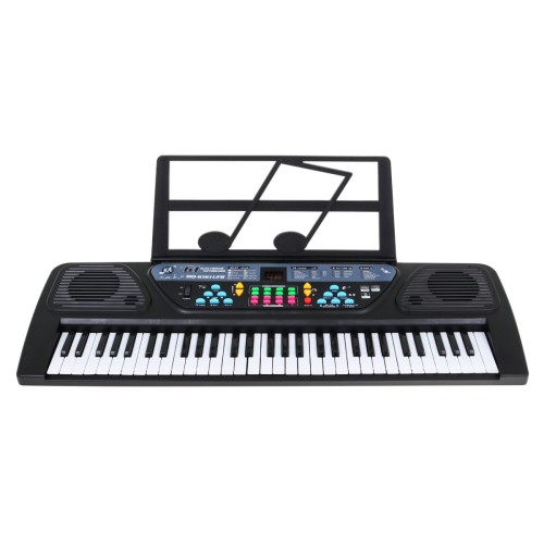 Keybord s výukovým režimem pro děti 5+ Hudební stojan Mikrofon + Nahrávání - model č. 6161