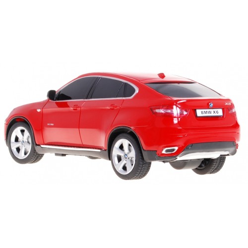 BMW X6 červený RASTAR model 1:24 Dálkové ovládání Auto SUV + dálkové ovládání