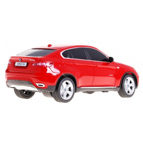 BMW X6 červený RASTAR model 1:24 Dálkové ovládání Auto SUV + dálkové ovládání