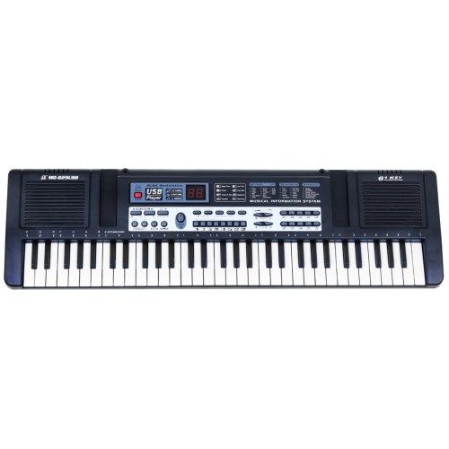 Keybord s lekcemi pro děti 5+ mikrofon + USB nahrávání - model č. 829