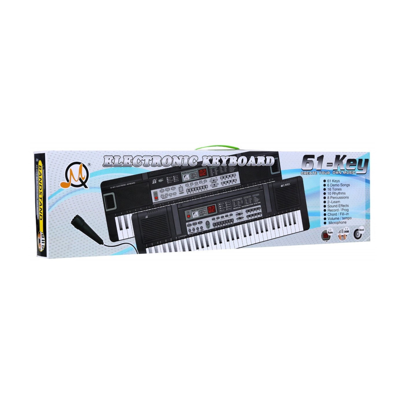 Keybord s lekcemi pro děti 5+ mikrofon + USB nahrávání - model č. 829