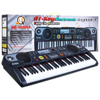 Keybord s funkcemi pro děti 5+ hudební sada Režim lekce Mikrofon - model č. 860