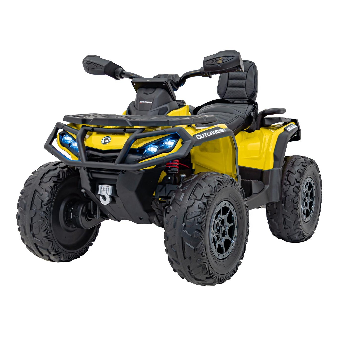 Čtyřkolka Quad Can Am Outlander s dálkovým ovládáním žlutá