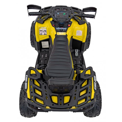 Čtyřkolka Quad Can Am Outlander s dálkovým ovládáním žlutá