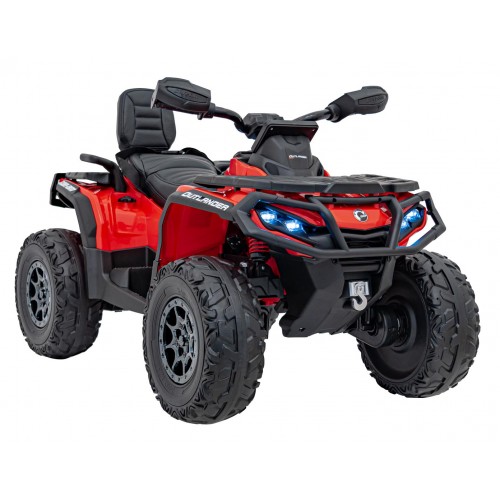 Čtyřkolka Quad Can Am Outlander s dálkovým ovládáním červená