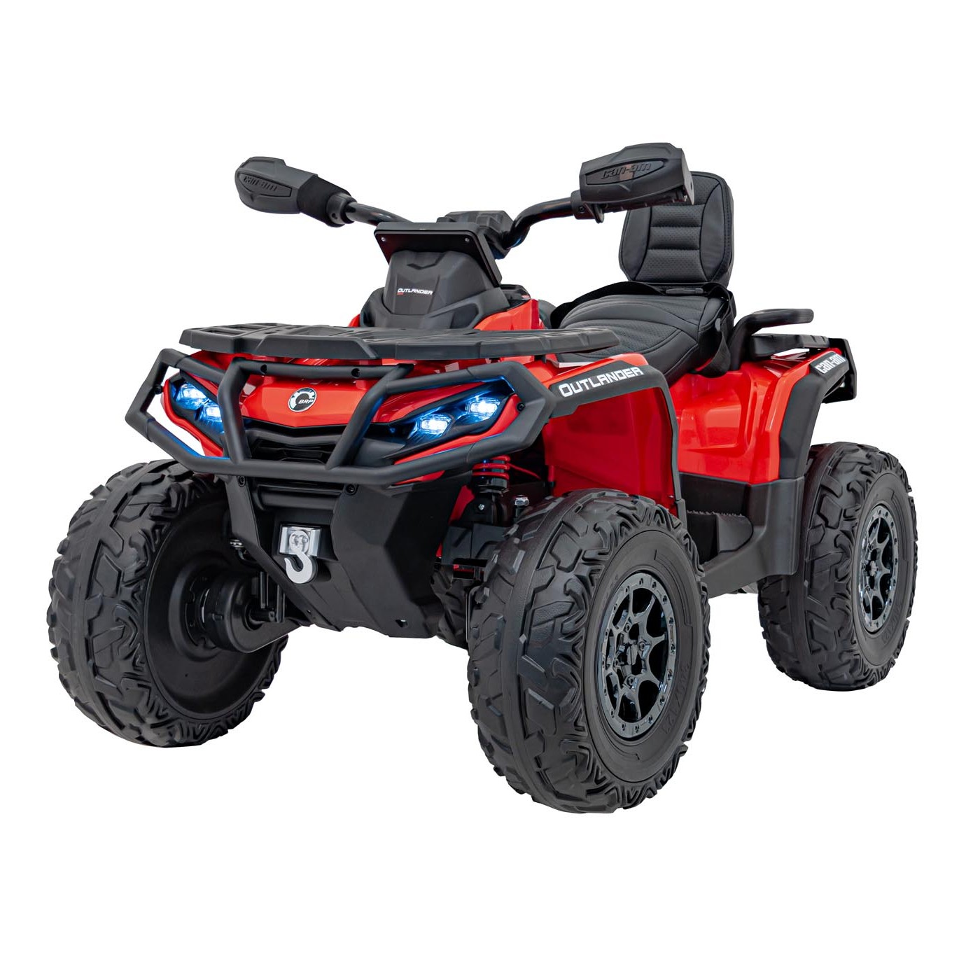 Čtyřkolka Quad Can Am Outlander s dálkovým ovládáním červená