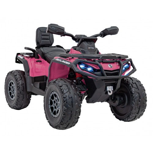 Čtyřkolka Quad Can Am Outlander s dálkovým ovládáním růžová