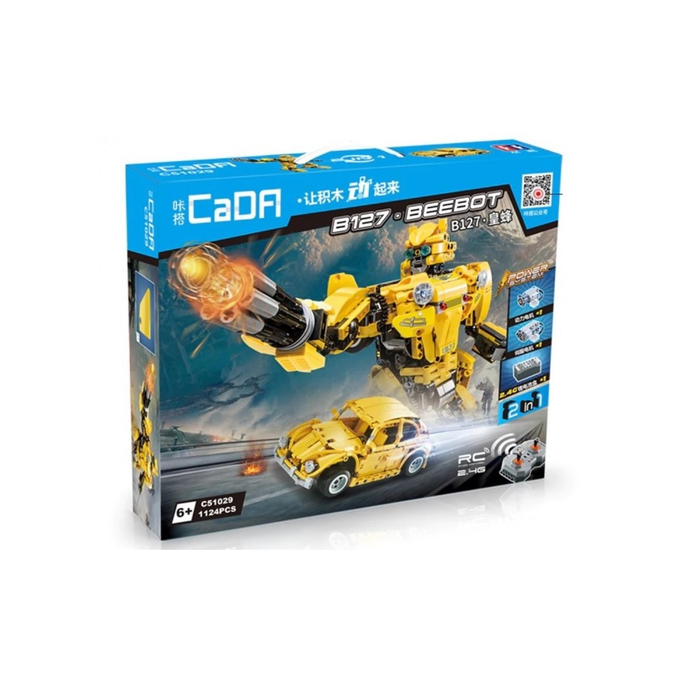 Bloky 2v1 Robot Autíčko EE