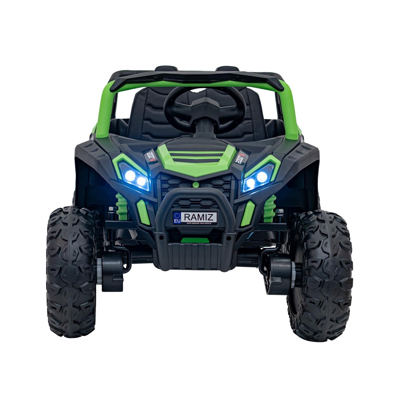 copy of Buggy UTV 2000M Racing Auto Baterie Powečervená Růžová MP3 Echo Světla Dálkové Ovládání Pomalý Start