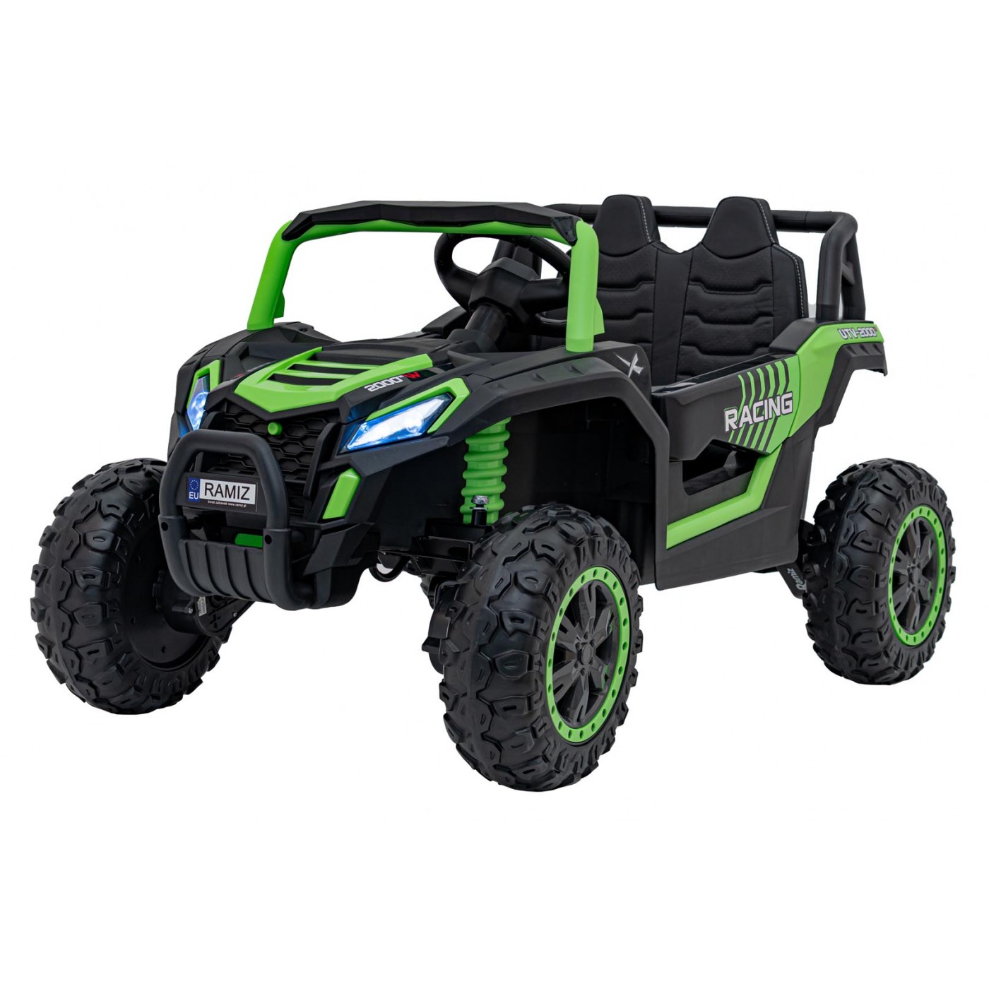 copy of Buggy UTV 2000M Racing Auto Baterie Powečervená Růžová MP3 Echo Světla Dálkové Ovládání Pomalý Start