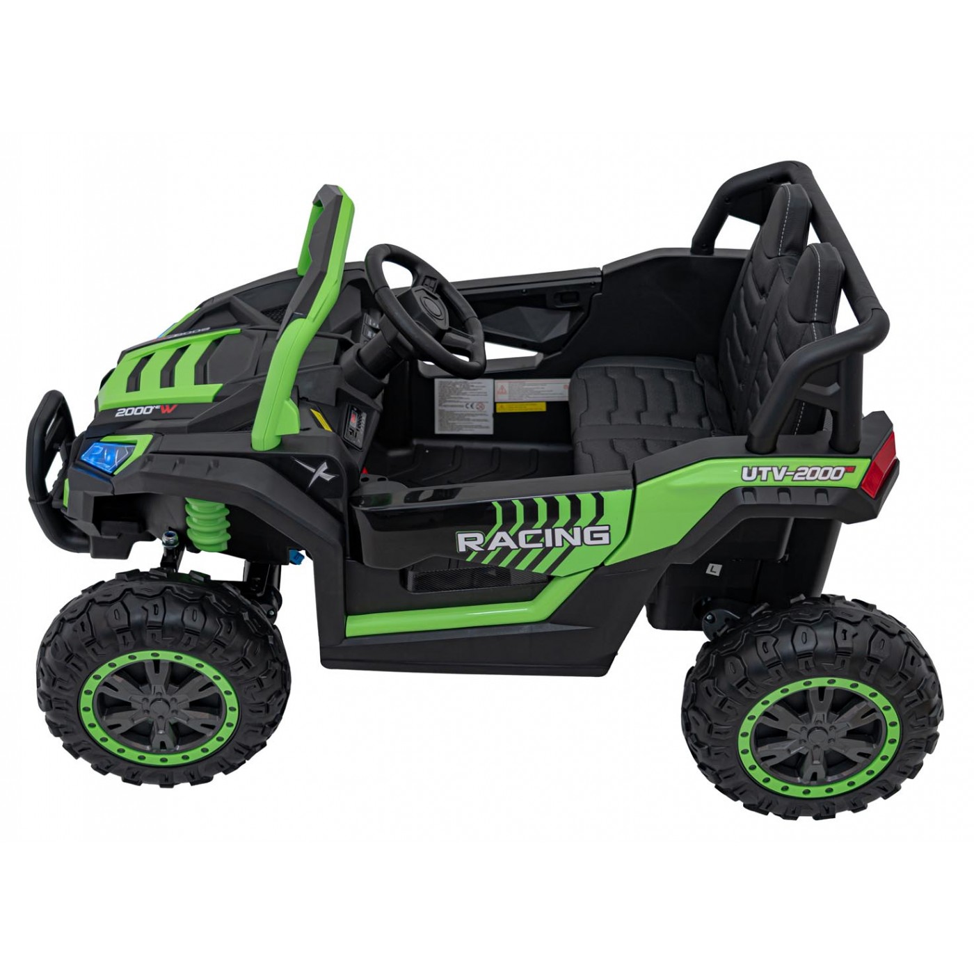copy of Buggy UTV 2000M Racing Auto Baterie Powečervená Růžová MP3 Echo Světla Dálkové Ovládání Pomalý Start