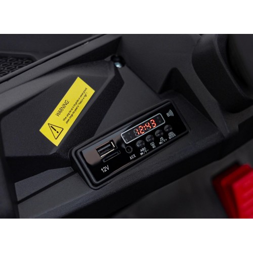 copy of Buggy UTV 2000M Racing Auto Baterie Powečervená Růžová MP3 Echo Světla Dálkové Ovládání Pomalý Start