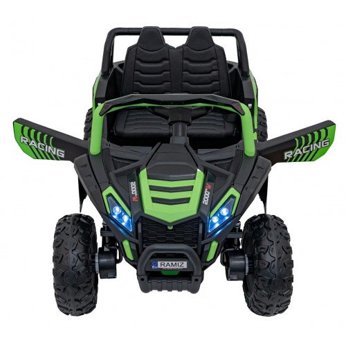 copy of Buggy UTV 2000M Racing Auto Baterie Powečervená Růžová MP3 Echo Světla Dálkové Ovládání Pomalý Start
