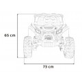 copy of Buggy UTV 2000M Racing Auto Baterie Powečervená Růžová MP3 Echo Světla Dálkové Ovládání Pomalý Start