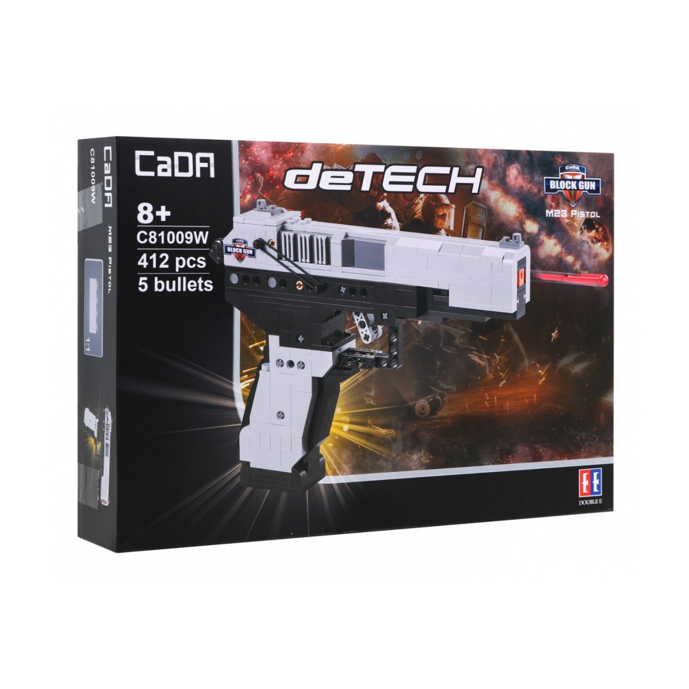 Technické bloky CaDA 412 el. MK23 dětská pistole 8+ Střelecká funkce