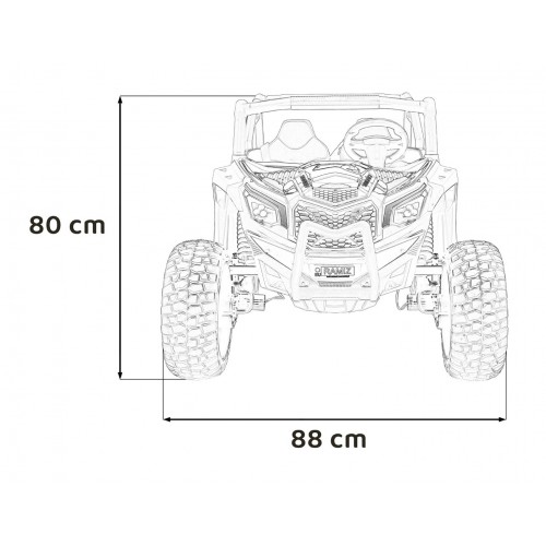 Pojazd UTV X3 Off-Road Niebieski