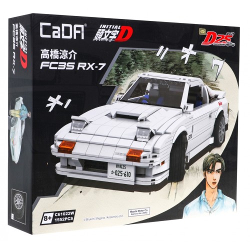 Technické bloky CaDA Initial D 1552 el. Autko FC35 RX-7 pro děti od 8let