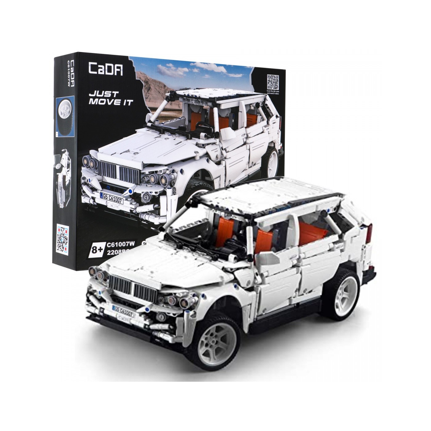 Technické bloky CaDA 2208 el. Dálkové ovládání vozu G5 4x4 pro děti 8+