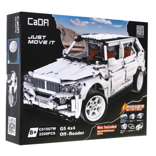 Technické bloky CaDA 2208 el. Dálkové ovládání vozu G5 4x4 pro děti 8+