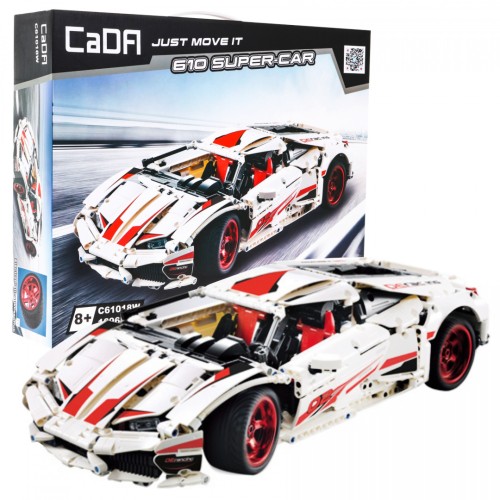 Technické bloky CaDA 1696 el. Sportovní vůz 610 SUPER-auto pro děti 8+