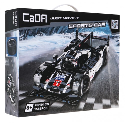 Technické bloky CaDA 1586 el. Sportovní vůz 919 SPORTS-auto pro děti 8+