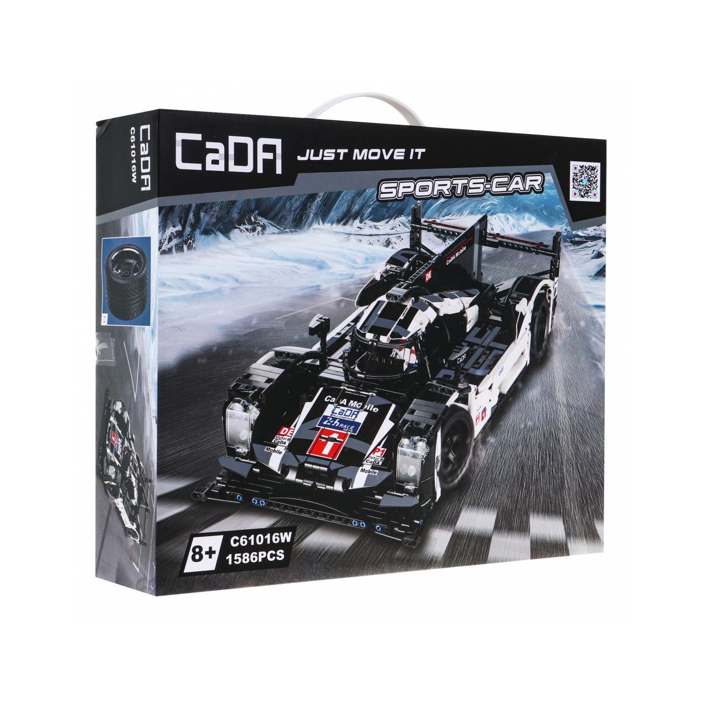Technické bloky CaDA 1586 el. Sportovní vůz 919 SPORTS-auto pro děti 8+