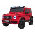Mercedes Benz G63 AMG XXL STRONG MP4 Červené vozidlo