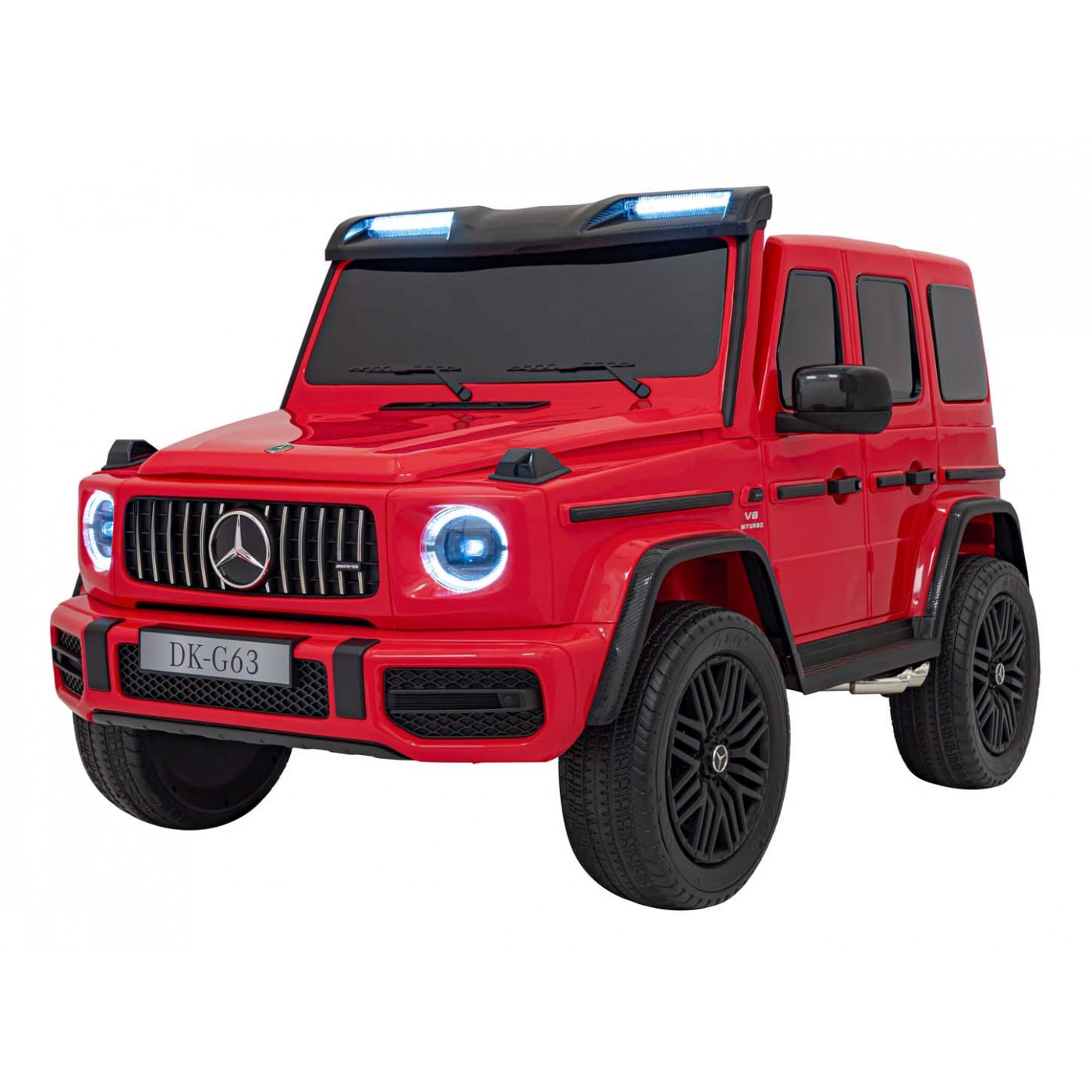 Mercedes Benz G63 AMG XXL STRONG MP4 Červené vozidlo