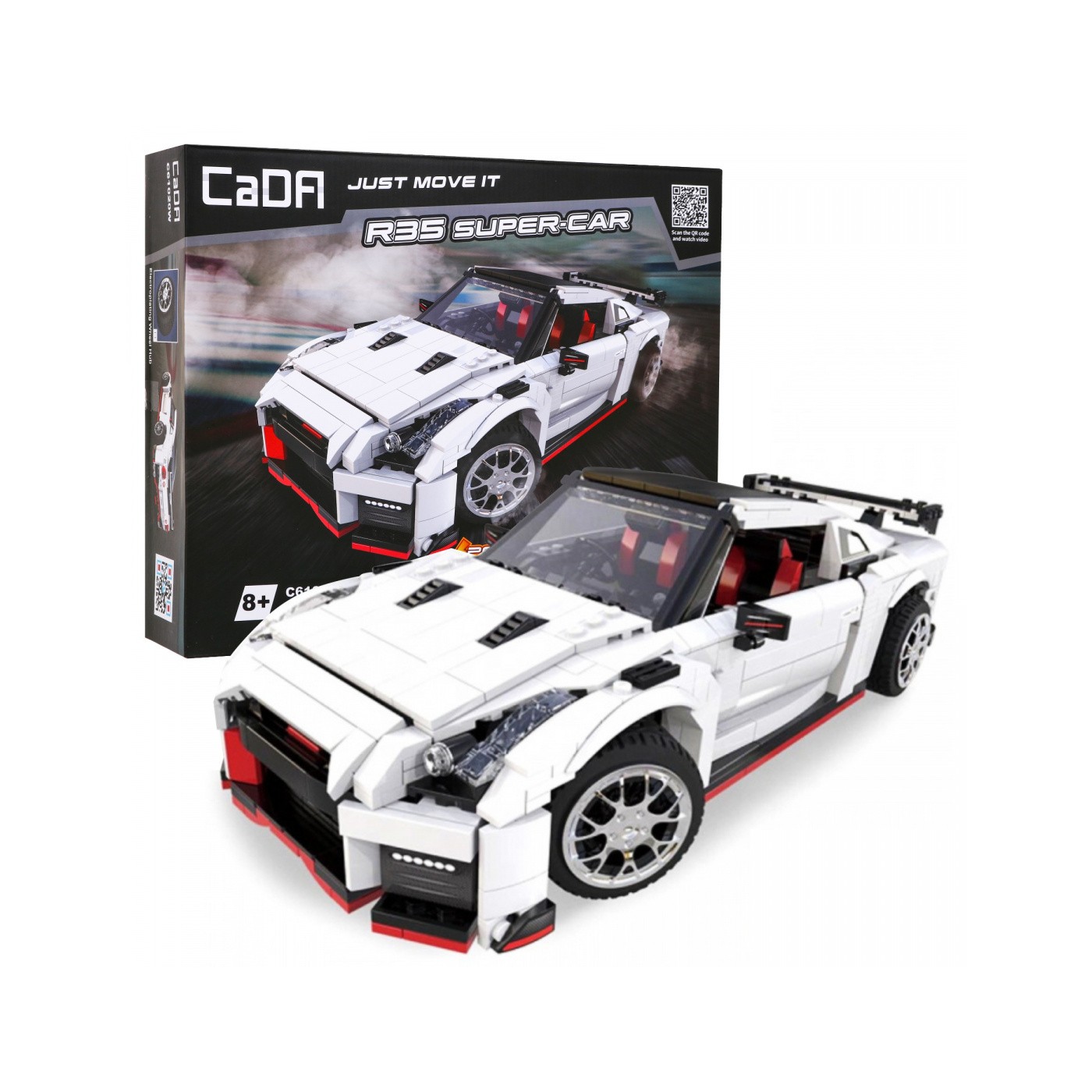 Technické bloky CaDA 1322 el. Sportovní vůz R35 pro děti 8+