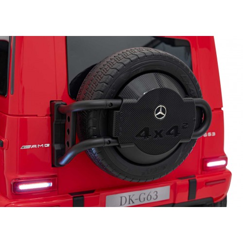 Mercedes Benz G63 AMG XXL STRONG MP4 Červené vozidlo