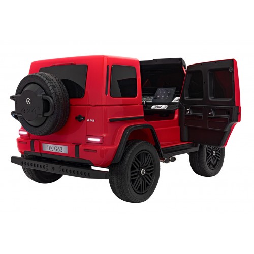 Mercedes Benz G63 AMG XXL STRONG MP4 Červené vozidlo