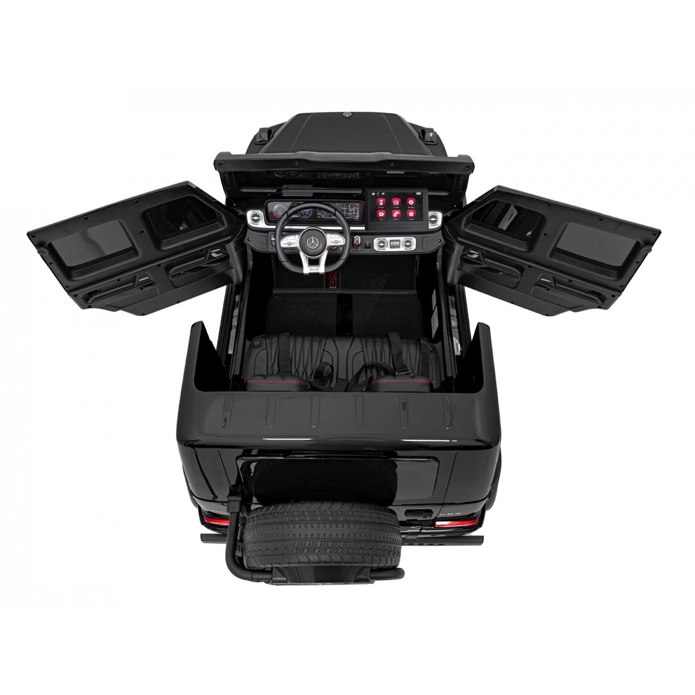 Vozidlo Mercedes Benz G63 AMG XXL STRONG MP4 Black