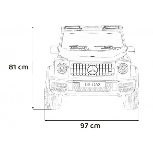 Vozidlo Mercedes Benz G63 AMG XXL STRONG Black