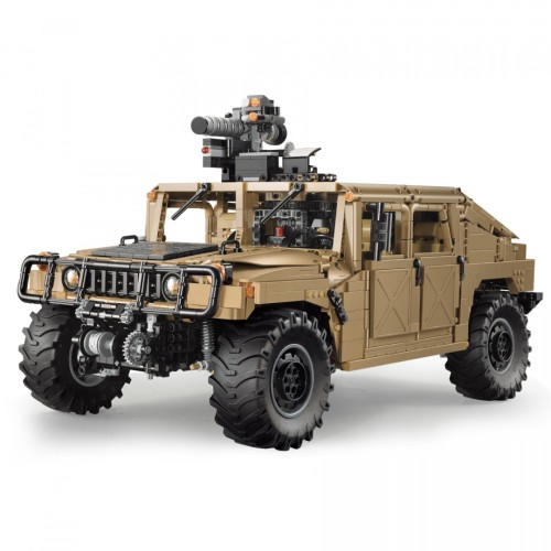 Technické bloky CaDA 3935 el. Vojenské vozidlo Humvee 1:8 pro děti 8+